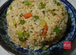 双蔬炒米(芹菜胡萝卜版)的做法图解14