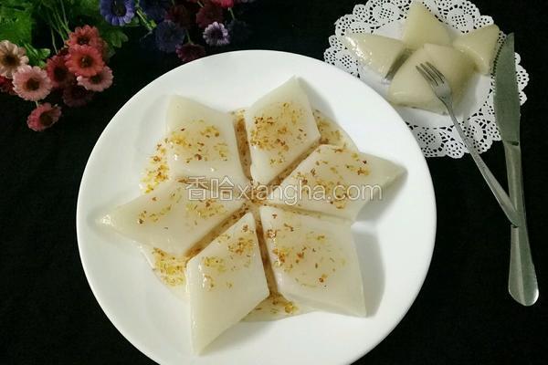 桂花糕的做法 菜谱 香哈网 桂花糕的做法 菜谱 香哈网