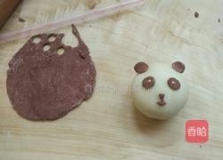 熊猫蛋黄酥的做法图解16