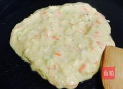 娃娃菜葫萝卜丝鸡蛋饼的做法图解4