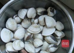 沙白煮松蒿的做法图解2