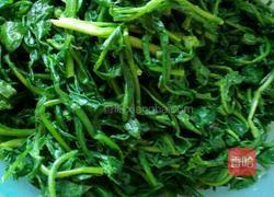 腊肉煮荠荠菜的做法图解4