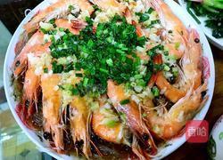 粉丝蒸虾的做法图解6