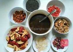 养颜玫瑰阿胶固元糕的做法图解1