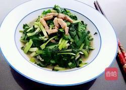 韭菜炒肉丝的做法图解7