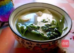 芫荽豆腐汤的做法图解5