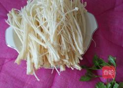 桔梗拌金针菇的做法图解2