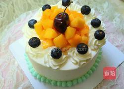 六寸水果蛋糕的做法图解7