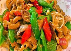 彩椒爆猪肠的做法图解7