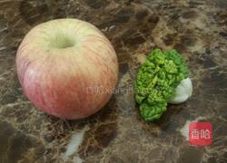 蒜蓉火腿黄心菜的做法图解1