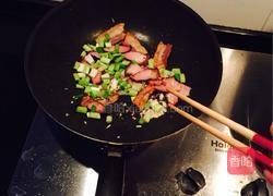 腊肉炒蒜苗的做法图解4