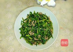 韭菜花炒肉的做法图解6
