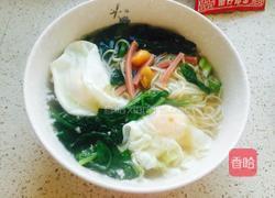 菠菜鸡蛋面的做法图解8