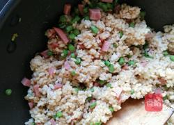 豇豆火腿蛋炒饭的做法图解7