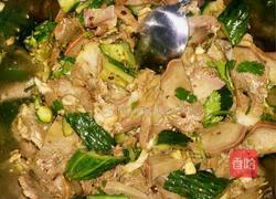 猪舌头拌黄瓜的做法图解5