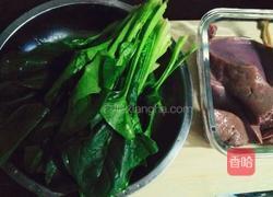 猪肝泥菠菜粥的做法图解1