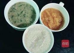 猪肝泥菠菜粥的做法图解4