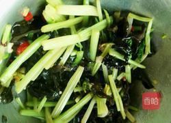 芹菜拌木耳的做法图解7