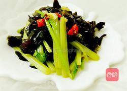 芹菜拌木耳的做法图解9