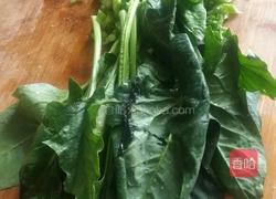 双色菠菜汤的做法图解1