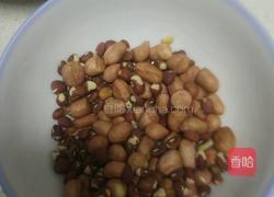 小米江豆花生米粥的做法图解3