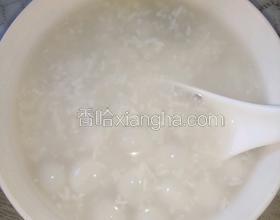 酒釀芝麻餡小圓子