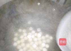 酒酿芝麻馅小圆子的做法图解2