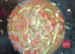 西红柿茄子河捞面的做法图解13