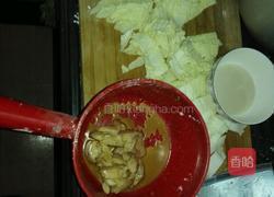 白菜醋肉的做法图解3