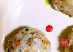 鳕鱼彩色饭团的做法图解5