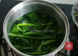 暮色炝菠菜的做法图解2