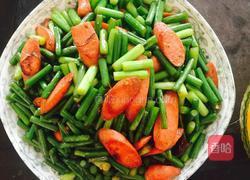 蒜苔火腿的做法图解7