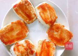 芝士番茄焗馒头片的做法图解3