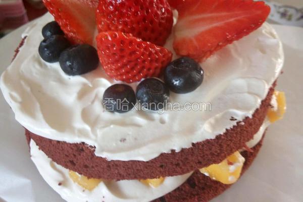 红丝绒裸蛋糕(8寸)