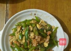 尖椒爆炒虾丁的做法图解4