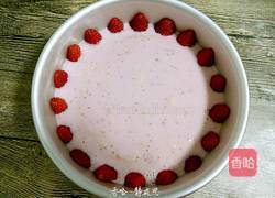 草莓酸奶慕斯蛋糕(8寸)的做法图解18