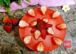 草莓酸奶慕斯蛋糕(8寸)的做法图解30