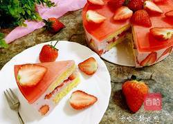 草莓酸奶慕斯蛋糕(8寸)的做法图解33