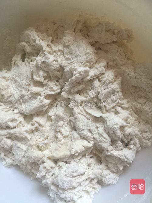 搅拌成棉絮状.