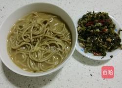 雪菜肉末荞麦面的做法图解5