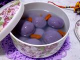紫薯板栗营养汤圆的做法[图]