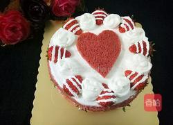 爱心红丝绒蛋糕的做法图解16