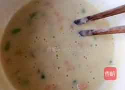 三丁虾仁鸡蛋饼的做法图解4