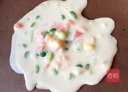 三丁虾仁鸡蛋饼的做法图解5