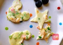 Illustration of how to make three-dimensional shrimp egg pancake 7