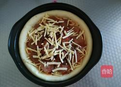 番茄酱版~培根红肠披萨〔9寸〕的做法图解18