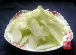 素炒棒菜的做法图解1