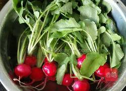 凉拌樱桃小萝卜的做法图解1