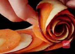 蔬菜玫瑰花的做法图解7