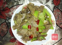 尖椒炒猪心的做法图解11